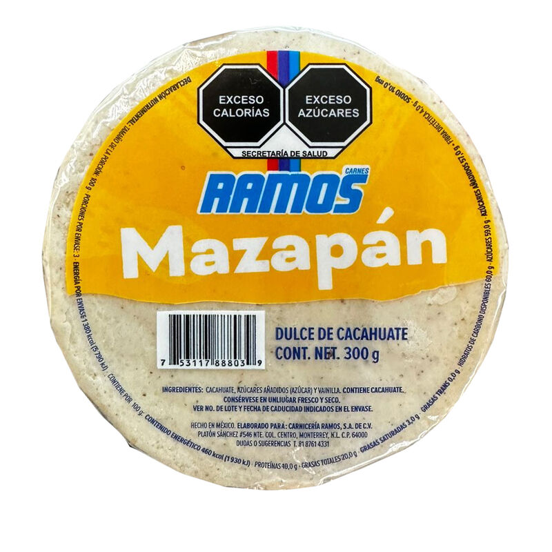 Mazapán Dulce De Cacahuate Carnes Ramos 300gr image number null