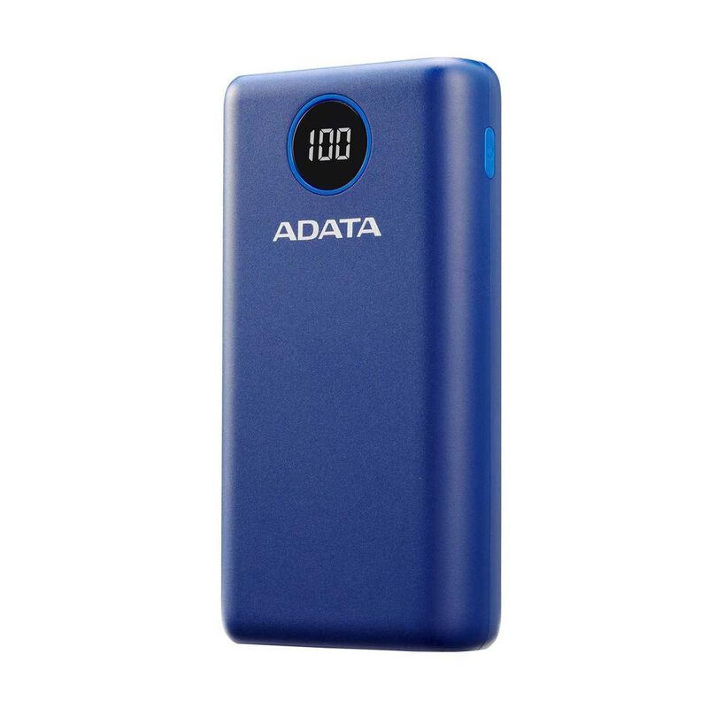 Bater&iacute;a Recargable ADATA Powerbank 20,000mAH Az... image number null