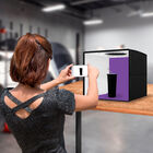 Caja de Luz para Fotografía Profesional con Aro de Luz 40x40 cm