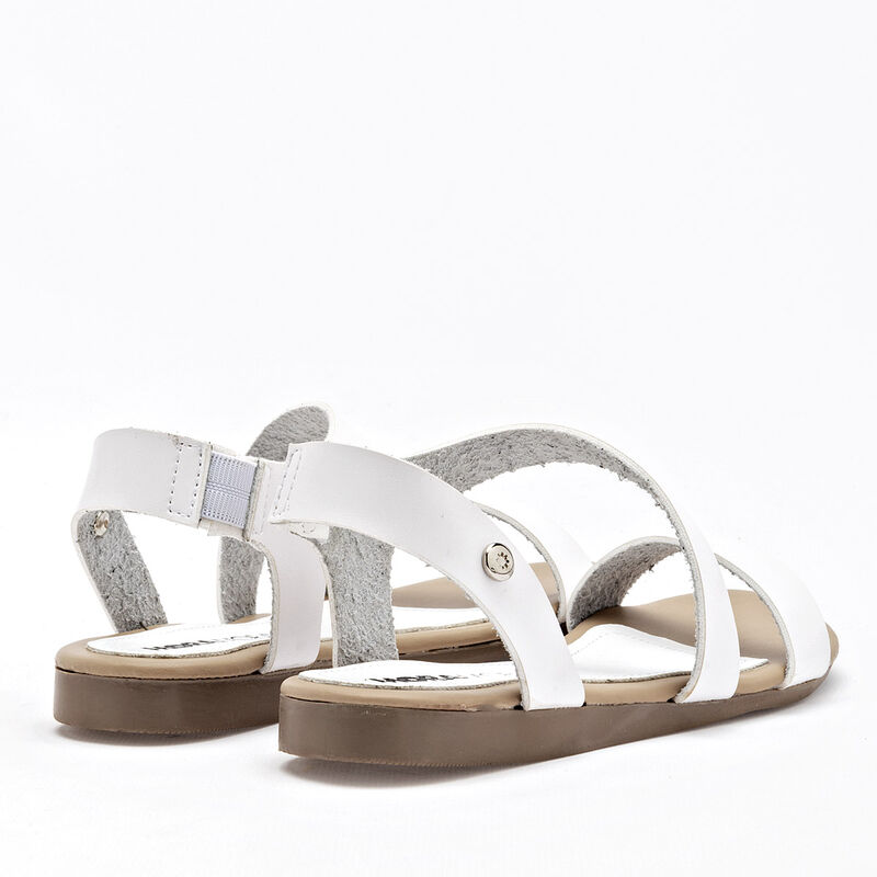 Moramora Sandalia para niña blanco image number null