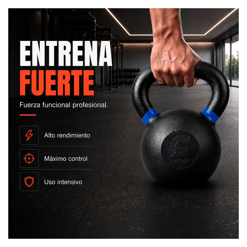 Pesa Rusa Kettlebell 44 Lb Hierro Fundido Cross... image number null