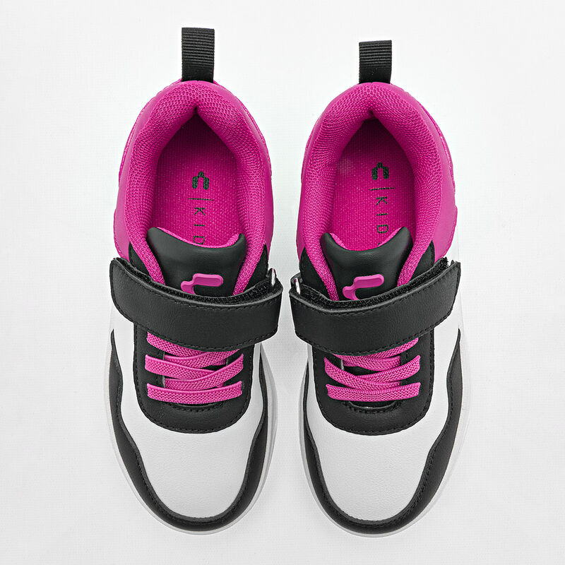 Charly Tenis urbano para ni&ntilde;a blanco negro fucs... image number null