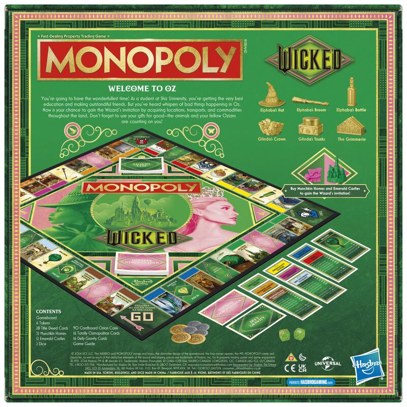 Juego De Mesa Monopoly Wicked Edition | Inspira... image number null