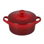 Mini-round Cocotte Le Creuset, Gres, 414 Ml, Color Cereza