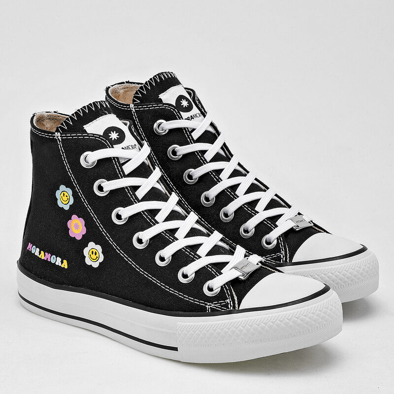 Moramora Tenis urbano para mujer negro image number null