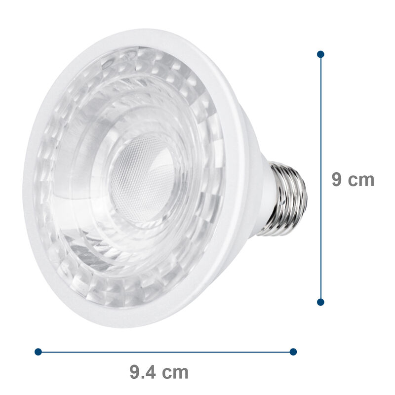 Pack de 6 focos LED Aksi 12W PAR 30 Base E27 Lu... image number null