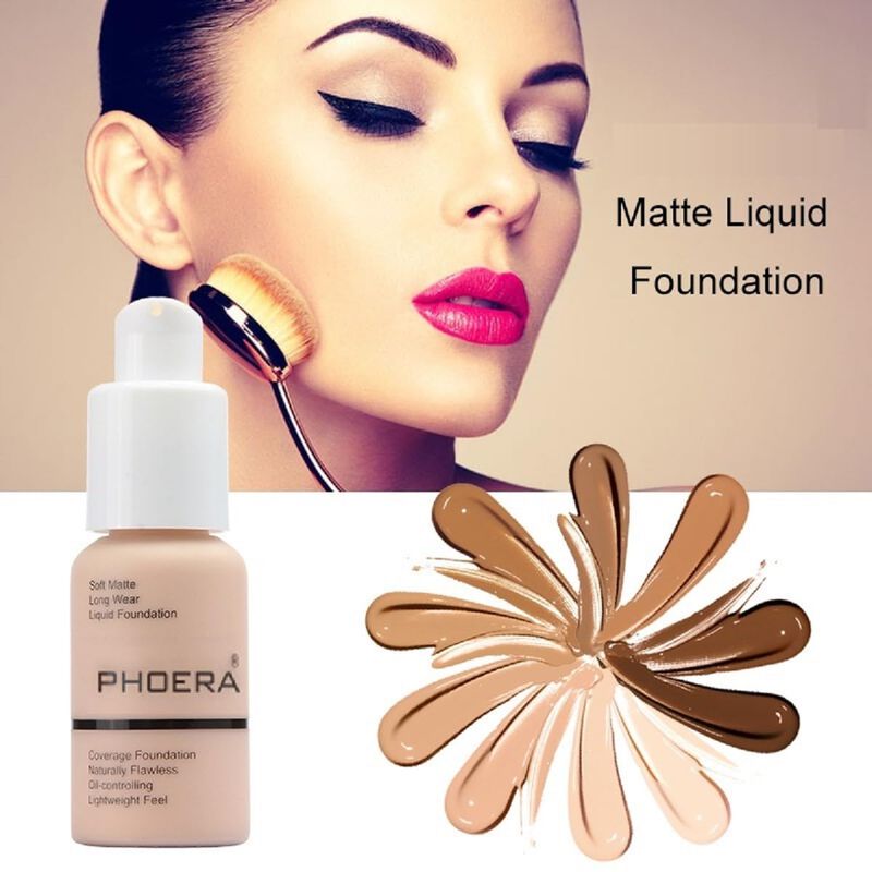 Maquillaje Foundation Phoera 105 Sand, Cobertur... image number null