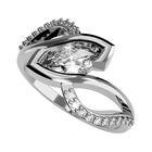 Anillo de Compromiso en Oro de 14K con Circonia - Amore Mio!