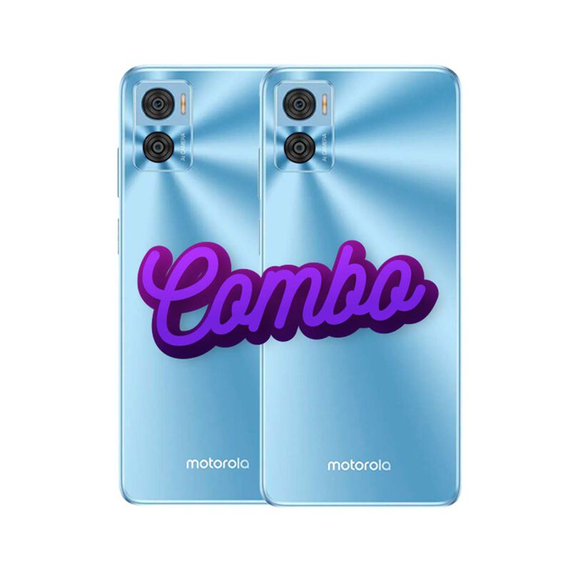 Combo de 2 Celulares Motorola Moto E22 64GB 4GB... image number null