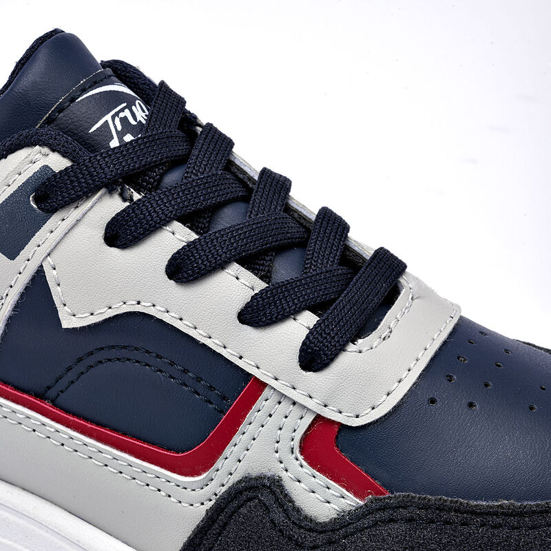 True Extreme tenis para ni&ntilde;o  marino gris cod 1... image number null