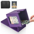 Caja De Cartas Jaffzora Para Mtg Commander Purple Con 100 Cartas