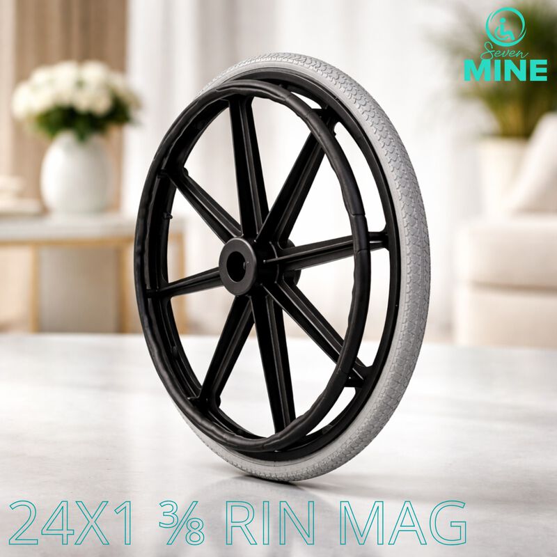 Llanta 24&rdquo; para Silla de Ruedas Rin Mag con Bal... image number null