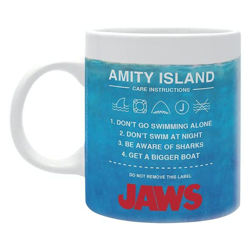 Taza Tibur&oacute;n Jaws Instrucciones Amity Island Ca... image number null