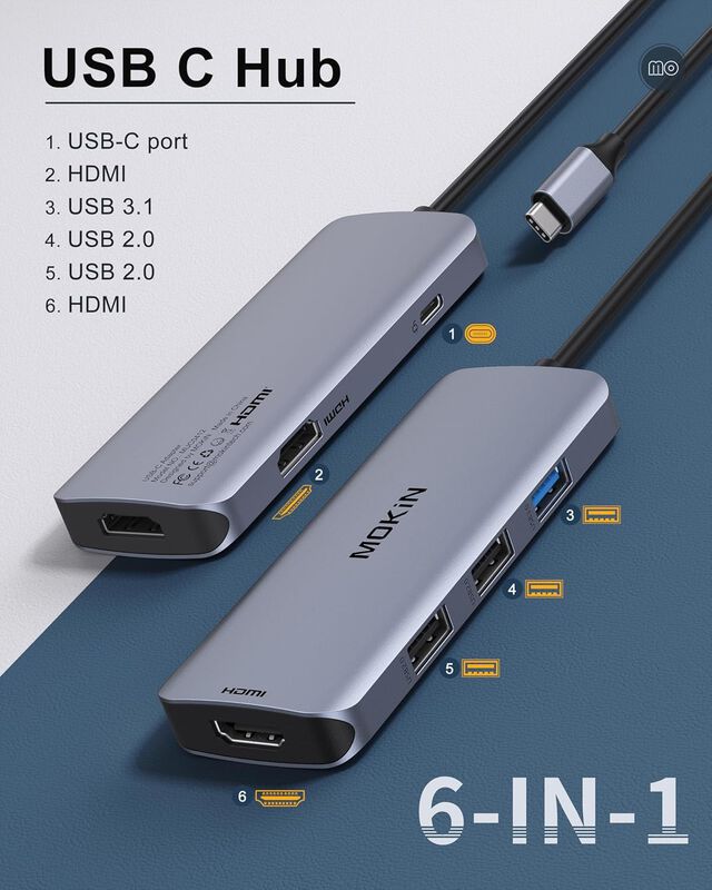 Adaptador De Estaci&oacute;n De Acoplamiento Usb C A H... image number null