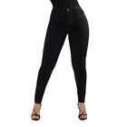 Pantal&oacute;n Skinny Mujer Savi Jeans Negro Tiro Medio Sb4800