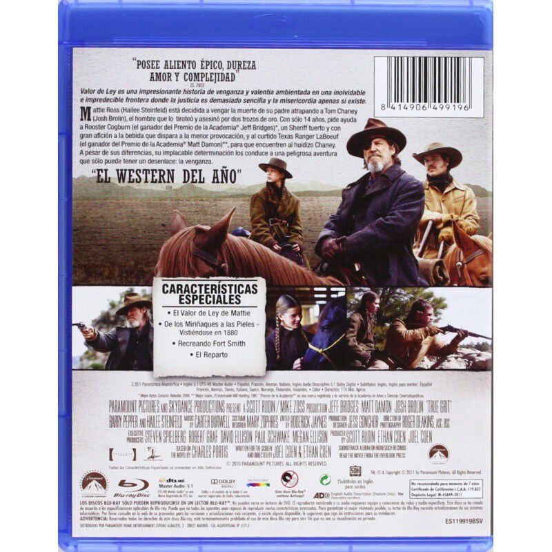 Valor De Ley (2011) [blu-ray] image number null
