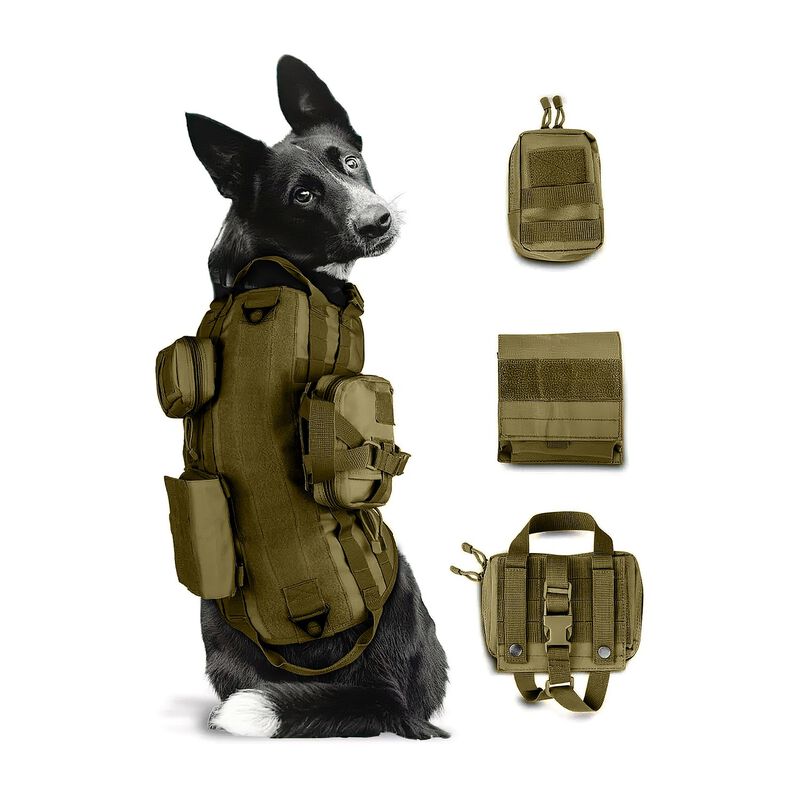 Pechera Chaleco Tactico Militar Perro Talla Med... image number null