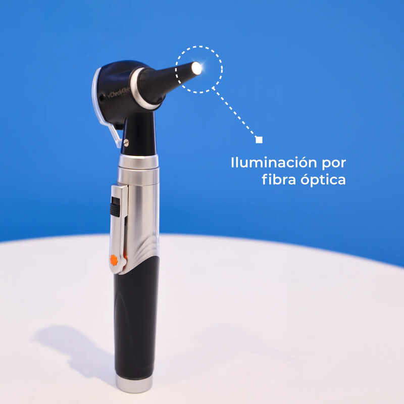 Otoscopio M&eacute;dico Led Fibra &Oacute;ptica 3x Con Estuch... image number null