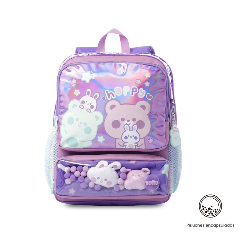 Kit Escolar Mochila Mediana, Lonchera Y Lapicer... image number null