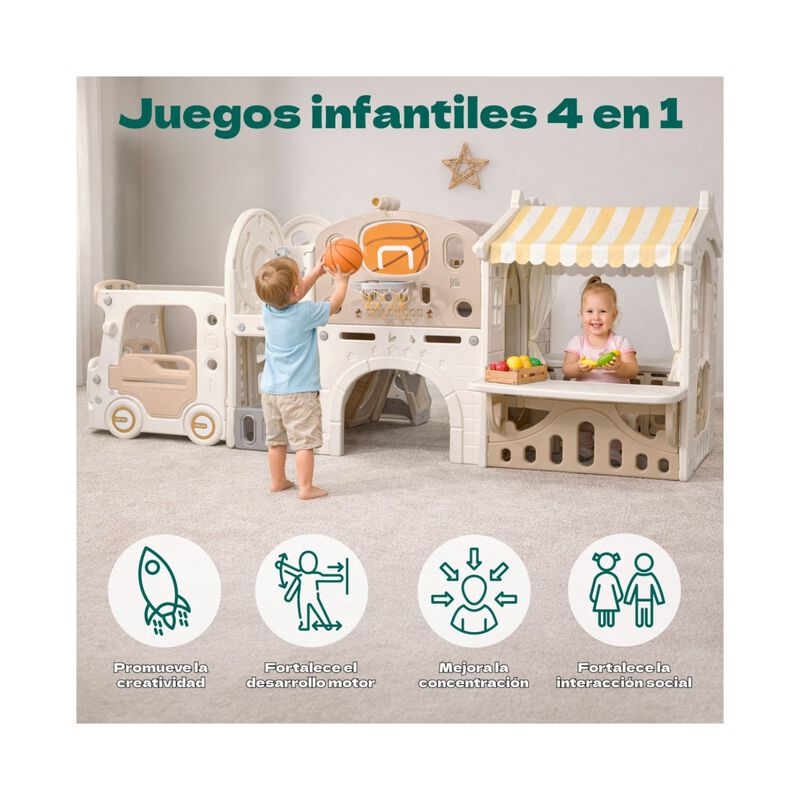 Juego Infantil Resbaladilla Carro Centro Juegos... image number null