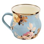 Taza De Esmalte Mackenzie-childs 473 ml Wild Rose Slate