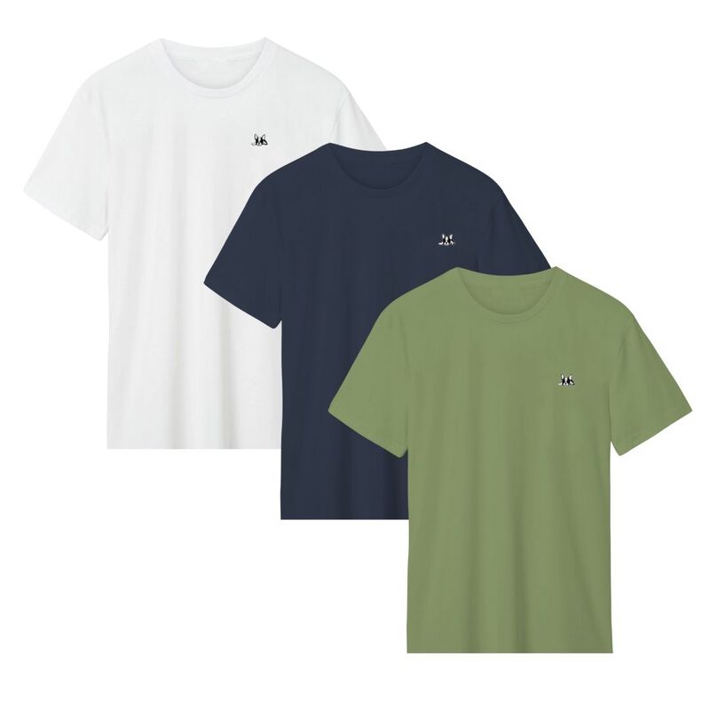 Set de 3 playeras Bark and Hide Playera Para Ho... image number null