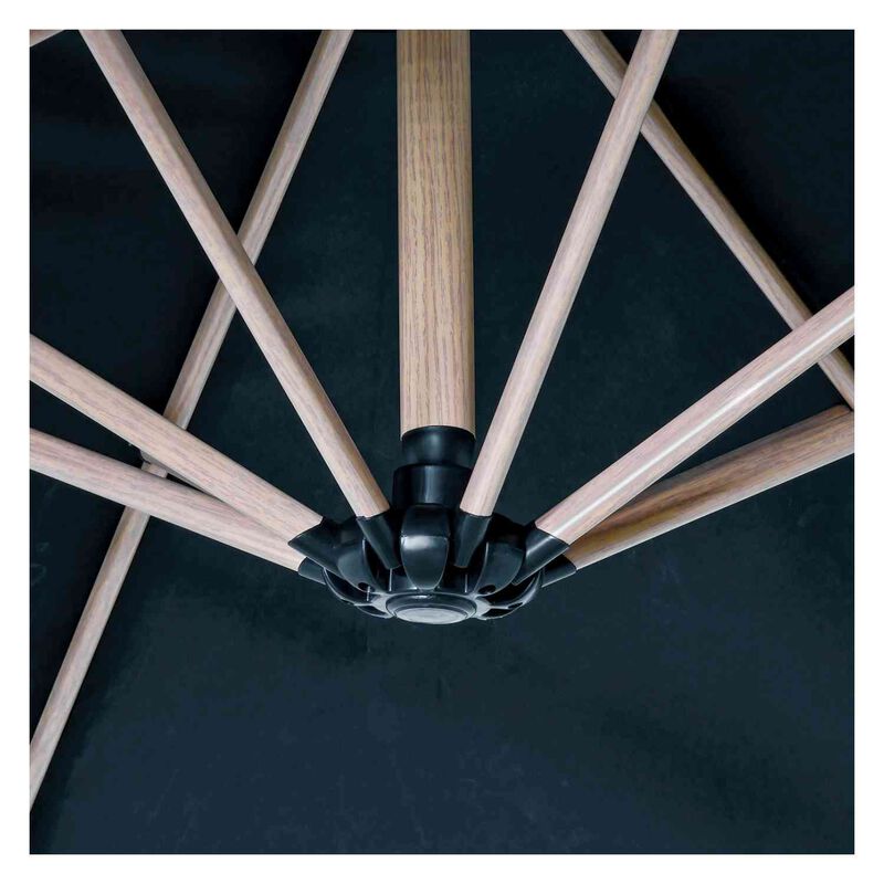 Sombrilla Tipo Madera Jard&iacute;n Exterior 2.9m Play... image number null