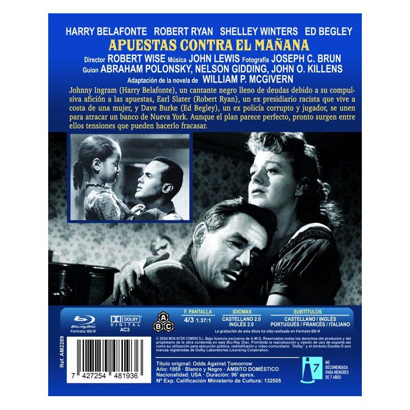Apuestas Contra El Ma&ntilde;ana [blu-ray R] (1959) Od... image number null