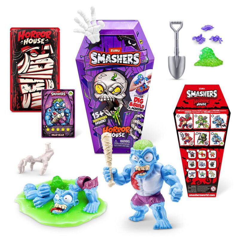 SMASHERS Juguete Miniatura Horror House 15 sorp... image number null