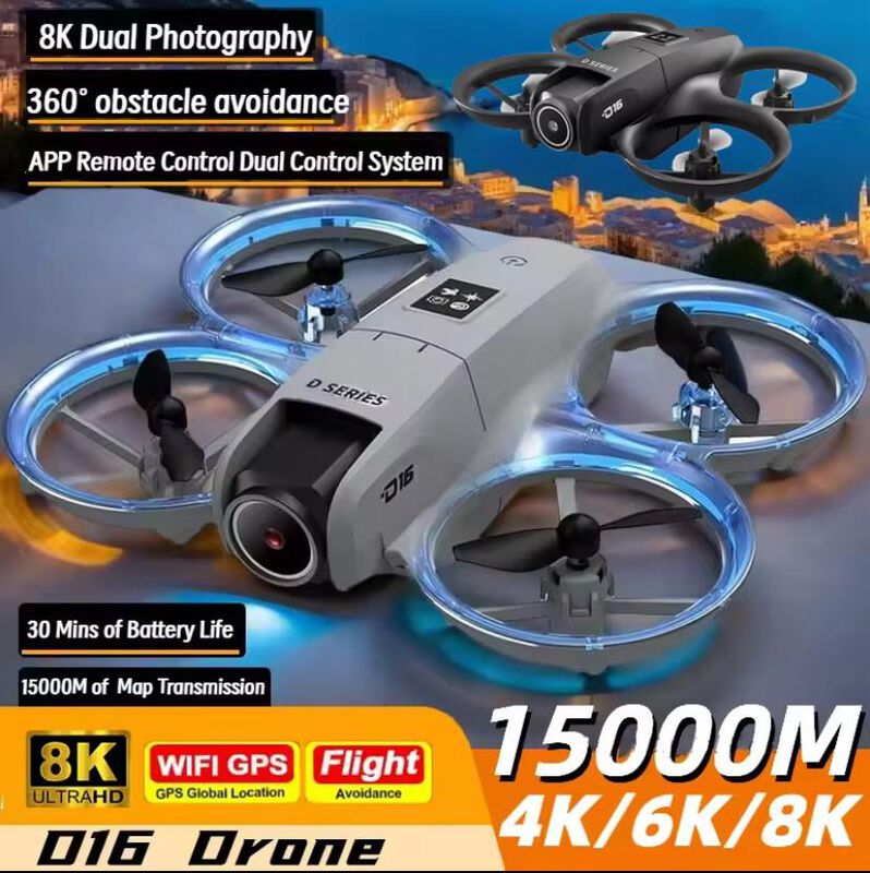 Mini drone D16 doble cámara image number null