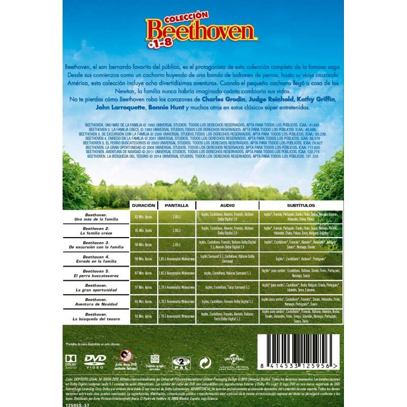 Beethoven 1-8 (dvd) image number null