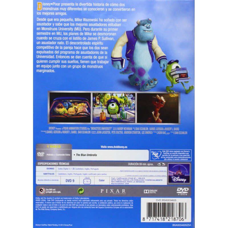 Monstruos University  [dvd] image number null