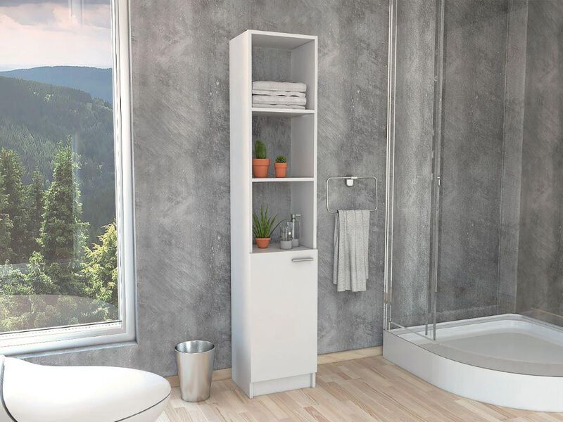 Mueble Esquinero Aqua Blanco image number null