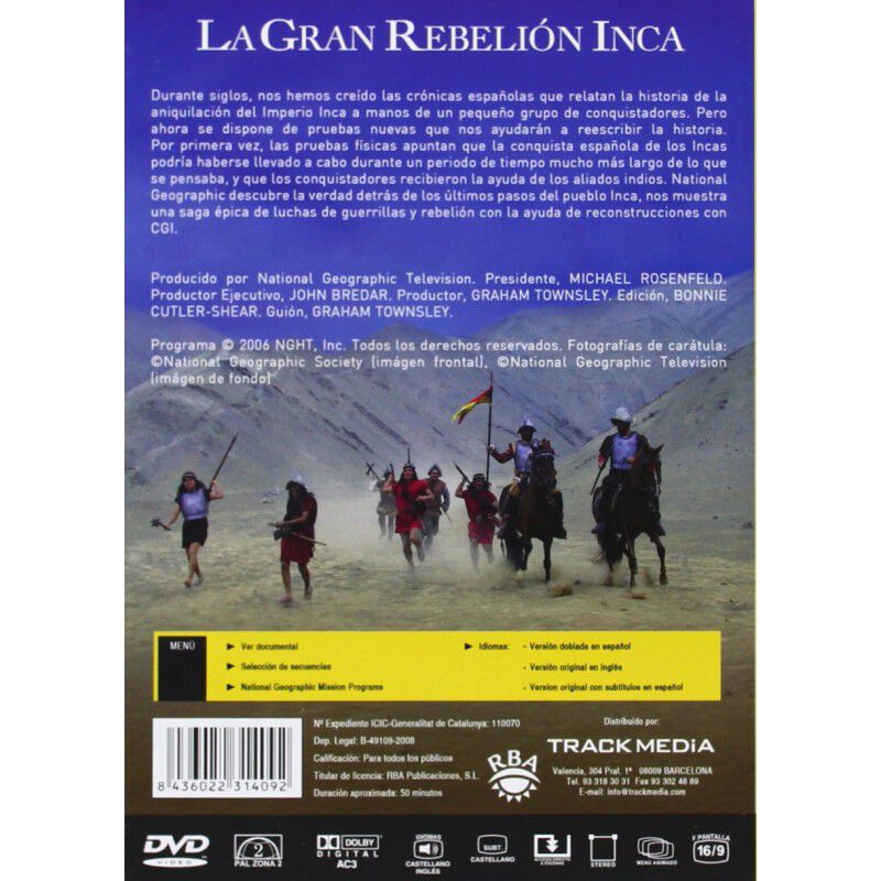 National Geographic: La Gran Rebeli&oacute;n Inca [dvd... image number null