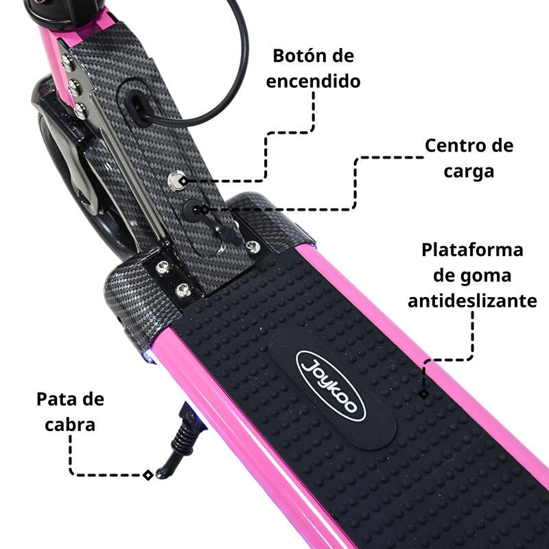 Scooter El&eacute;ctrico Para Ni&ntilde;os Con Luces Led Pleg... image number null