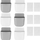 Caddy Tooinkcv Soporte De Pared 6 Piezas Blanco/gris
