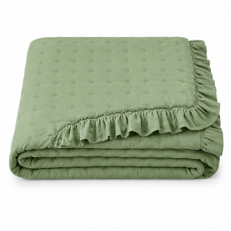 Colcha Neo Olivo King Size Con Fundas Decorativ... image number null