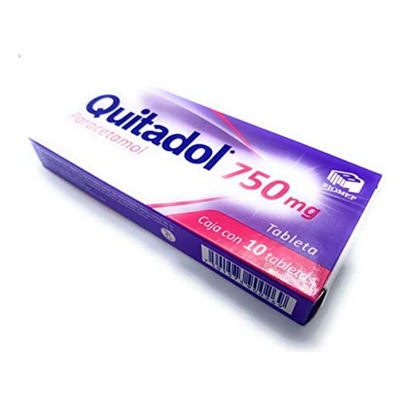 Quitadol Con 10 Tabletas De 750 Mg image number null