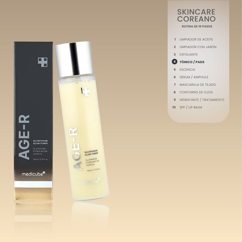 Medicube Age-r Glutathione Glow Toner 140ml image number null