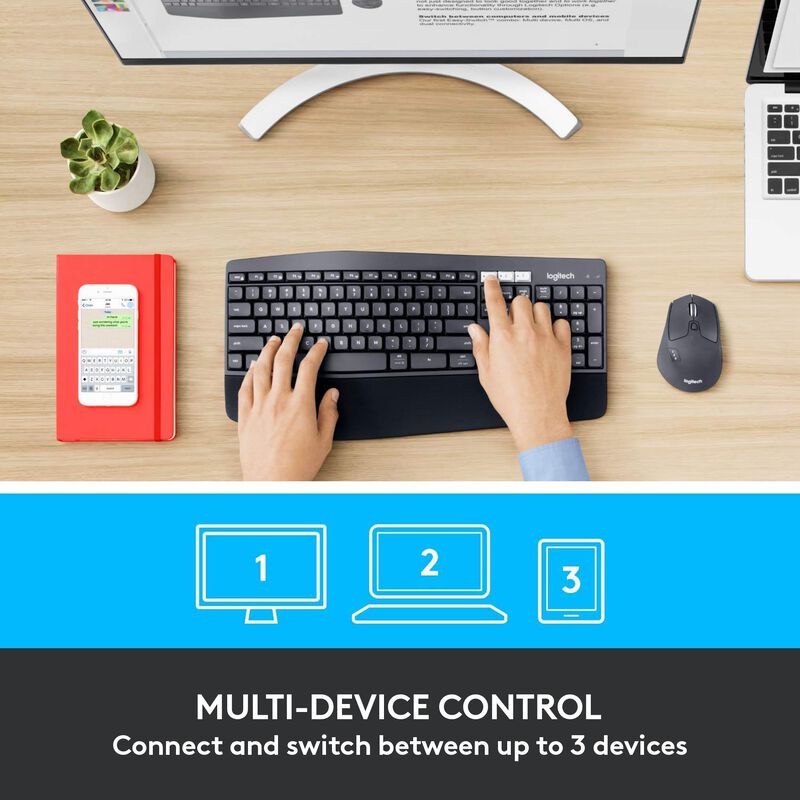 Combinaci&oacute;n De Teclado Y Rat&oacute;n Logitech Mk850 P... image number null