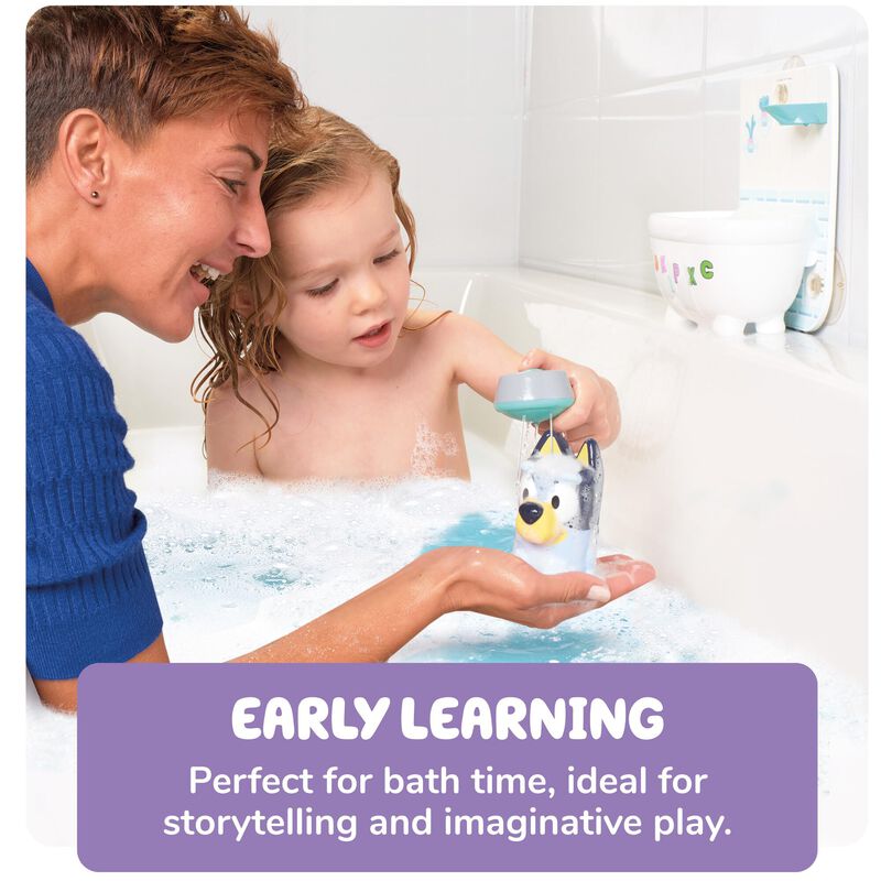 Juguete De Ba&ntilde;o Toomies Bluey Shower & Scrub In... image number null