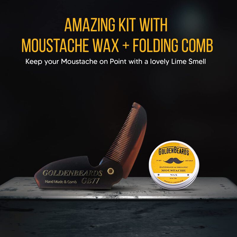 Kit De Cera Para Bigotes Golden Beards Kobenhav... image number null