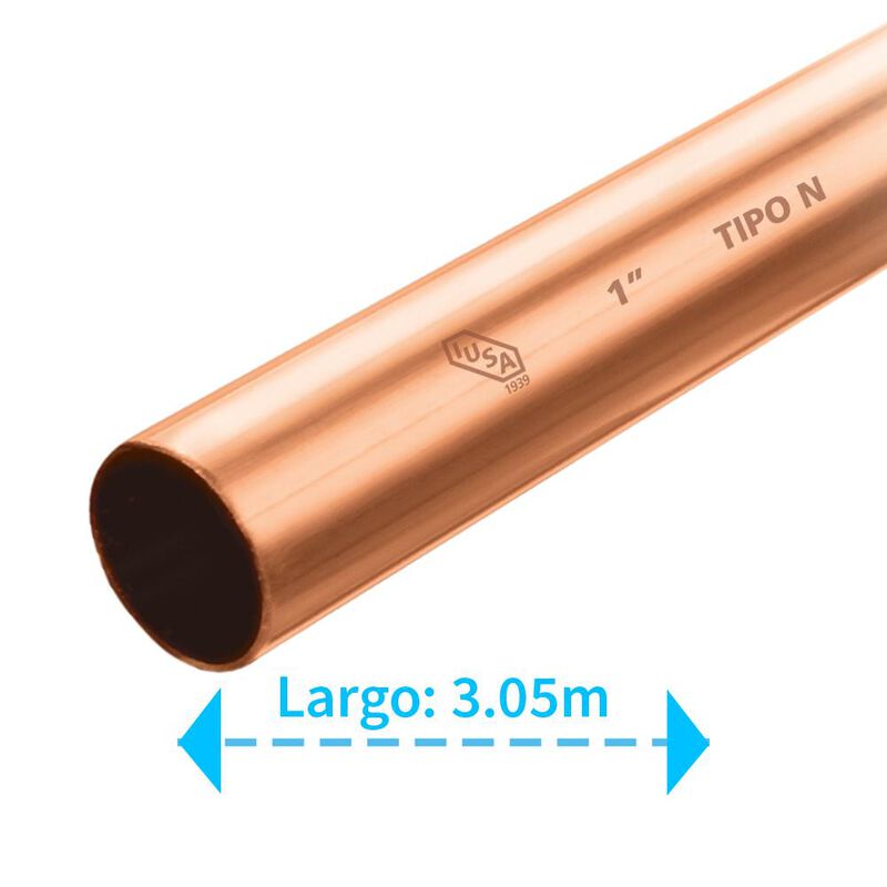 Tubo R&iacute;gido Tipo &rdquo;n&rdquo;, Tramo De 3.05 M 1&rdquo;, 5 Pza... image number null