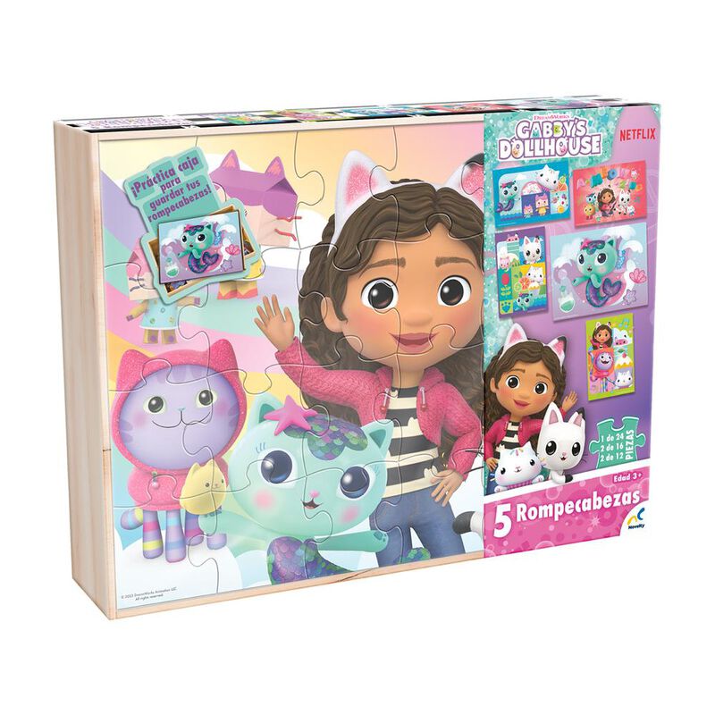 Rompecabezas Gabby&acute;S Dollhouse 5 En 1 image number null