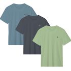 Set de 3 playeras Bark and Hide Playera Para Hombre Cuello Redondo Manga Corta Modelo Bark