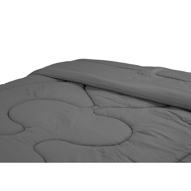 Edred&oacute;n Queen Size Dicasa Homy Gris Oscuro image number null