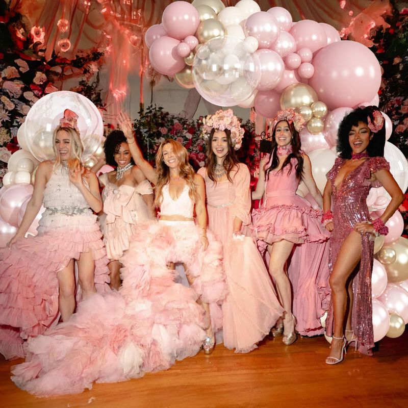 Kit De Guirnalda De Globos Froova Rosa Polvo Y ... image number null