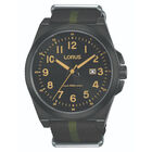 Reloj De Pulso Lorus Modelo Rh939kx9 Para Hombre Color Negro