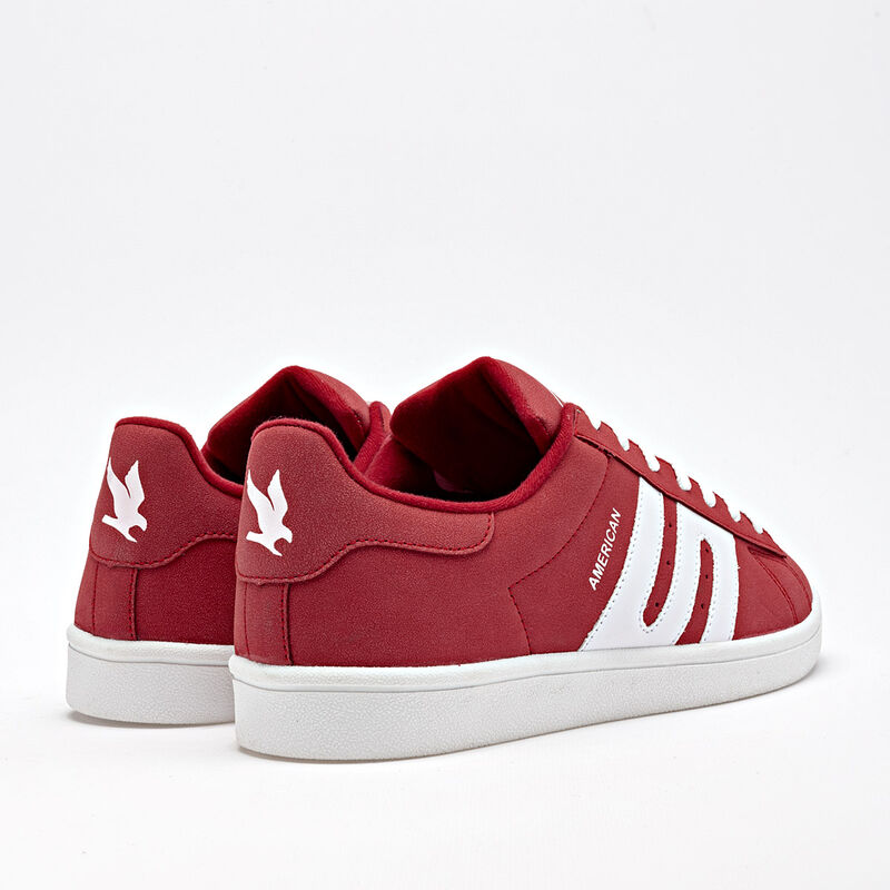 American Fire Tenis urbano para hombre rojo bla... image number null