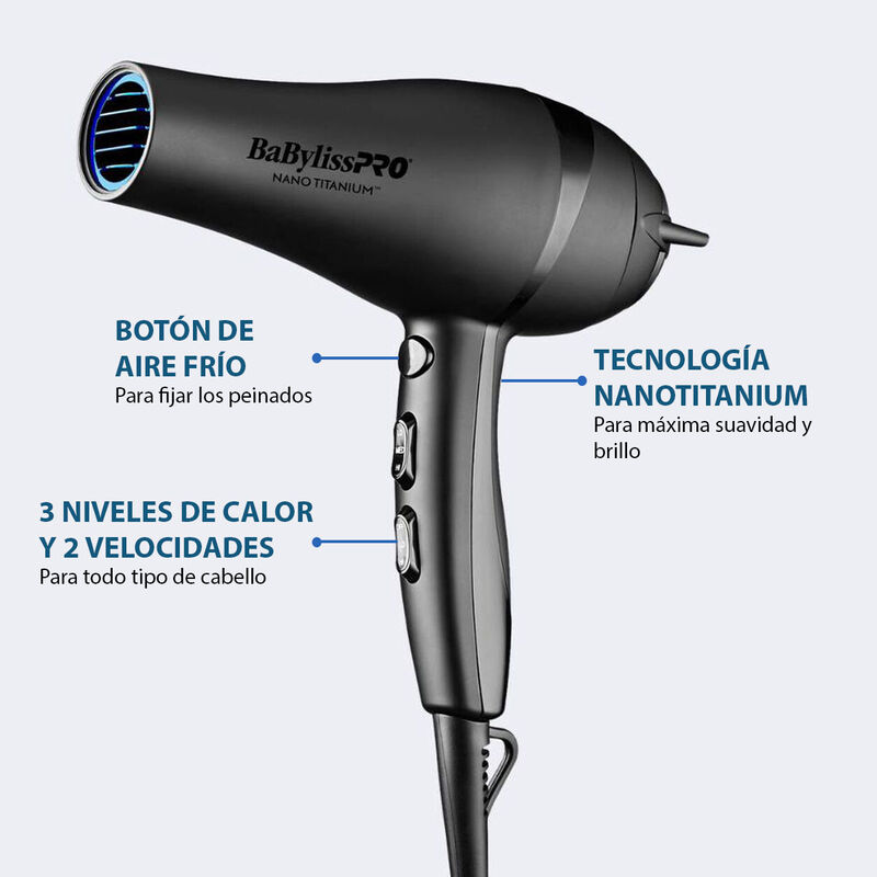 Secador para Cabello BabylissPro Nano Tianium N... image number null